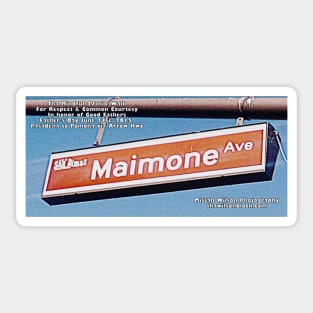 Maimone Avenue, San Dimas, CA by Mistah Wilson Sticker